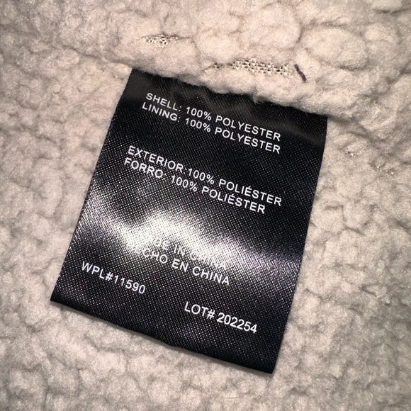 Weatherproof Ladies Plum Velour Sherpa Lined Hooded Jacket Large Mint! - Picture 4 of 4